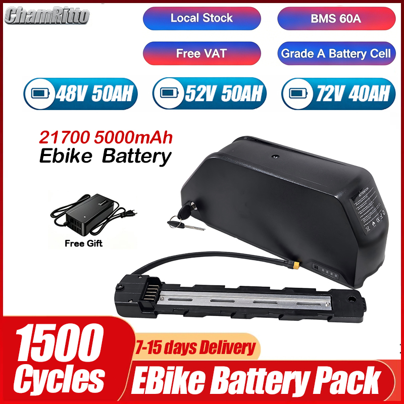 Electric Bicycle Battery 72V 30Ah - Электровелосипед 36В 48В 52В 25Ач 30Ач