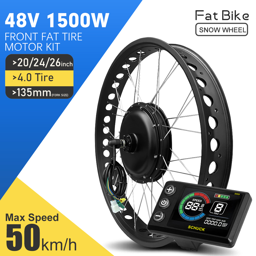 72V 5000W Hub Motor Kit - Комплект для переоборудования электровелосипеда с широкими
