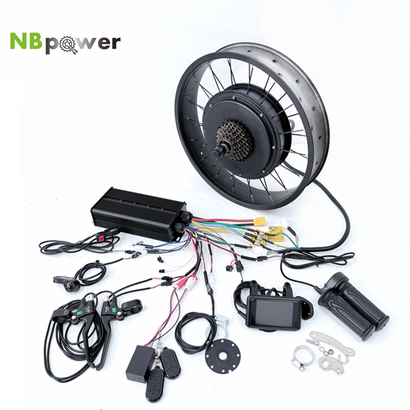 72V 5000W Hub Motor Kit - NBpower 72В 5000Вт 70-90км/ч BLDC мотор-колесо