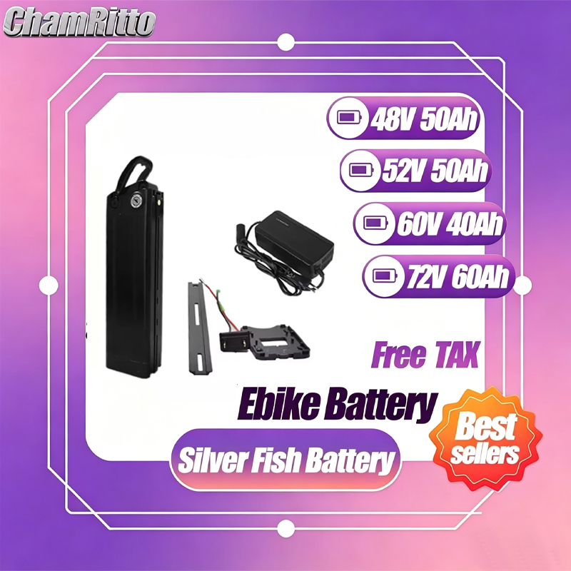Electric Bicycle Battery 72V 30Ah - Аккумулятор для электровелосипеда 48В, 52В SilverFish,