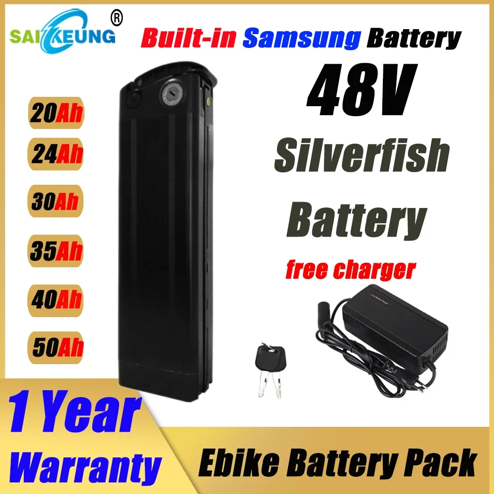 Ebike Battery 48V 20Ah Hailong - Электрический велосипед SilverFish 48 В 20