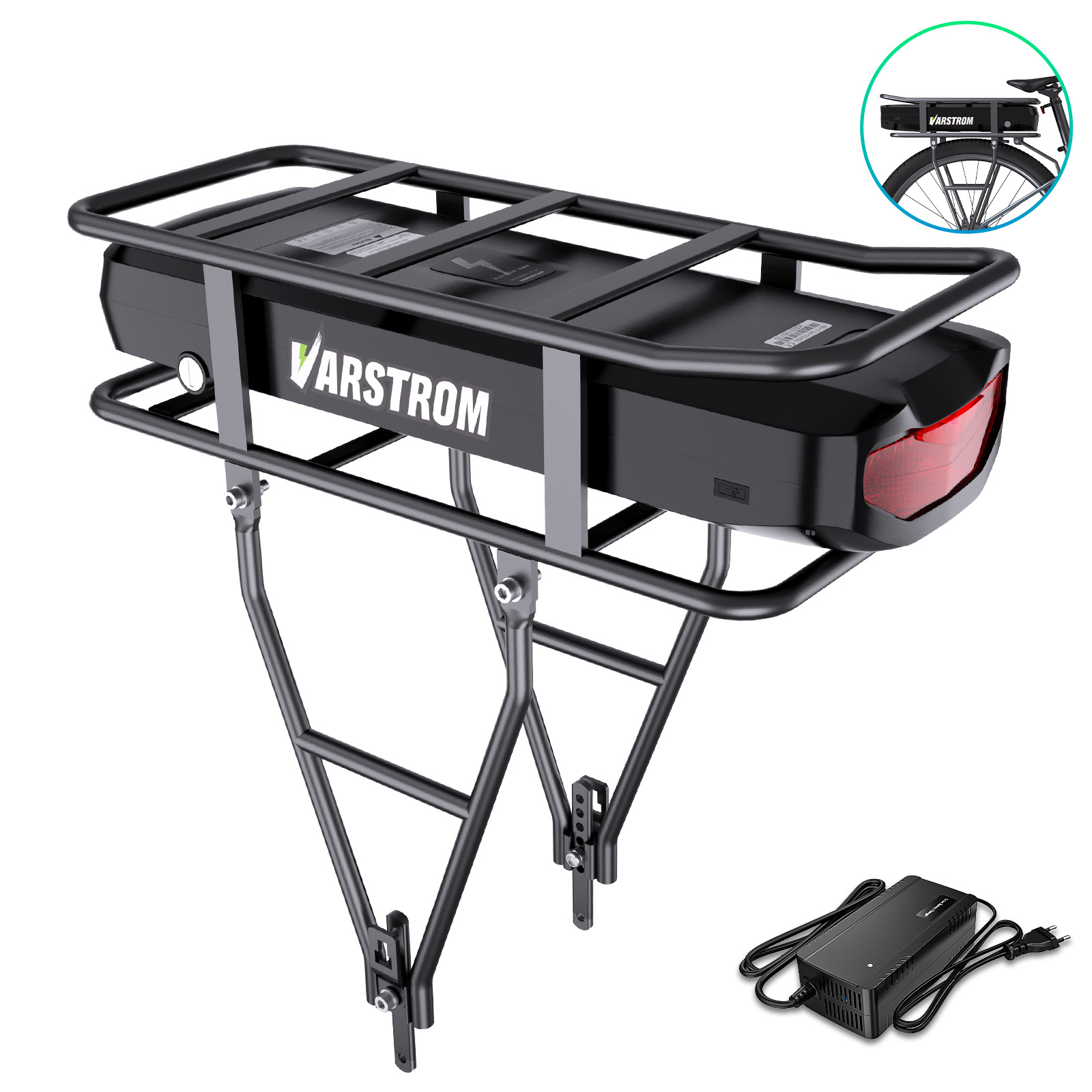 Ebike Battery 48V 20Ah Hailong - Батарея для электрического велосипеда, 52 В,