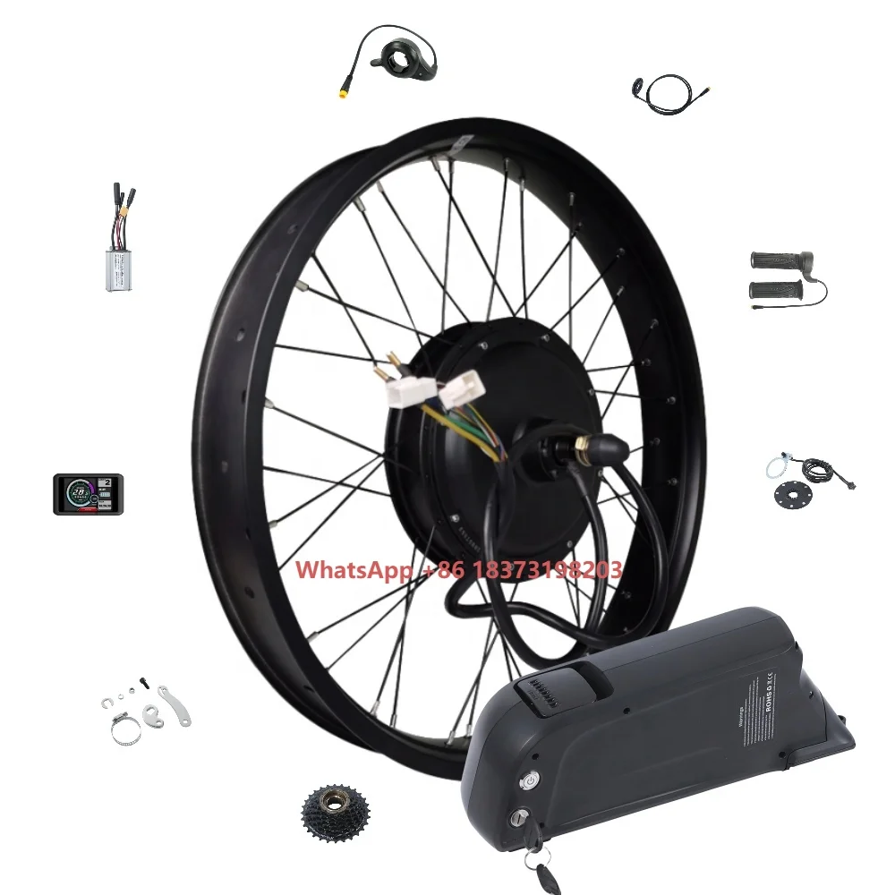 Ebike Conversion Kit 72V 3000W - Лидер продаж, 72 В, литиевая батарея,