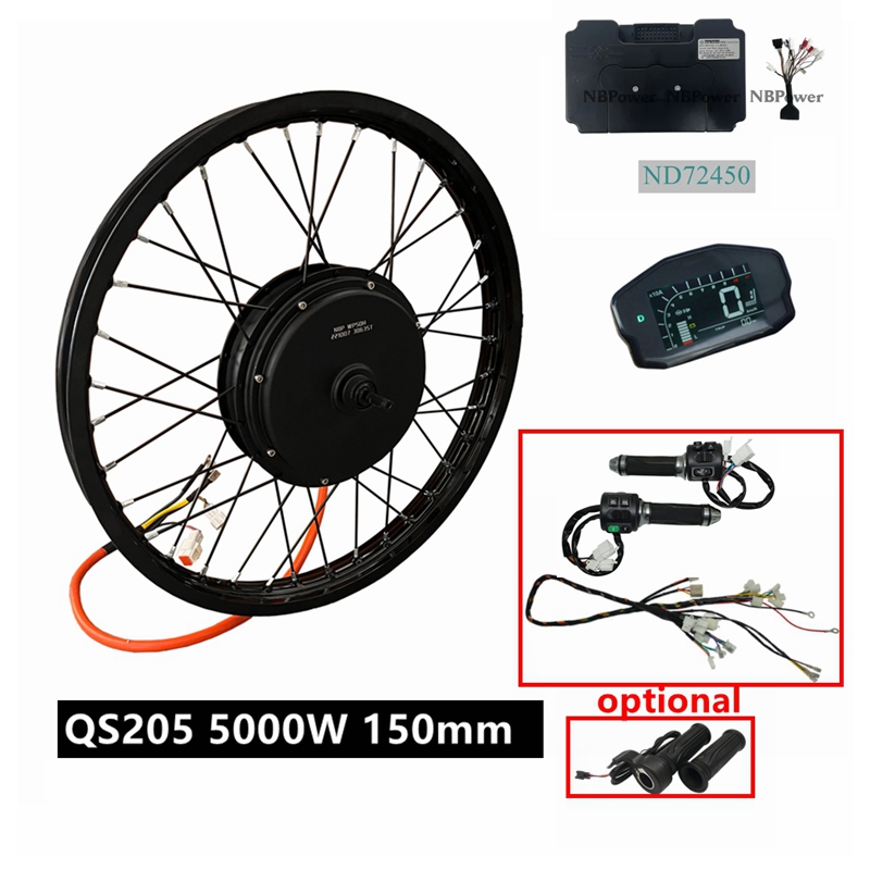 72V 5000W Hub Motor Kit - Комплект для электровелосипеда NBpower/QS205 V3 72В