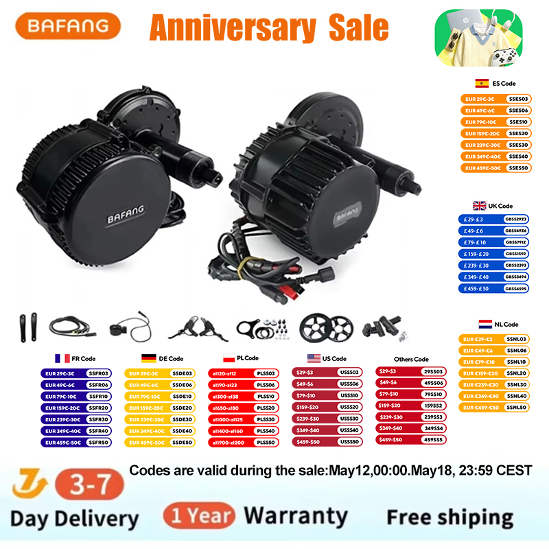 Bafang Bbshd 1000W Conversion Kit - Bafang BBSHD 1000 Вт 52 В