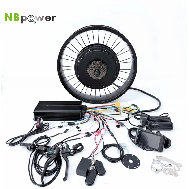 72V 5000W Hub Motor Kit - Комплект для переоборудования электровелосипеда/снегохода NBpower с