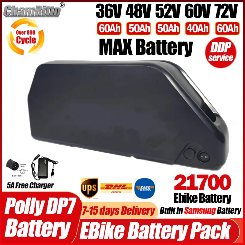 Ebike Battery 48V 20Ah Hailong - Аккумулятор для электровелосипеда Cham 36 60