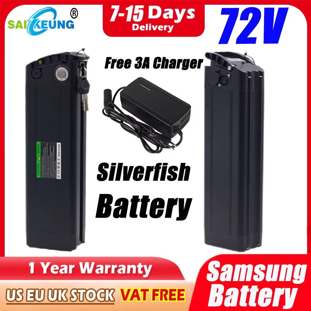 Electric Bicycle Battery 72V 30Ah - Электровелосипед 72V SilverFish с титанатной рамой,