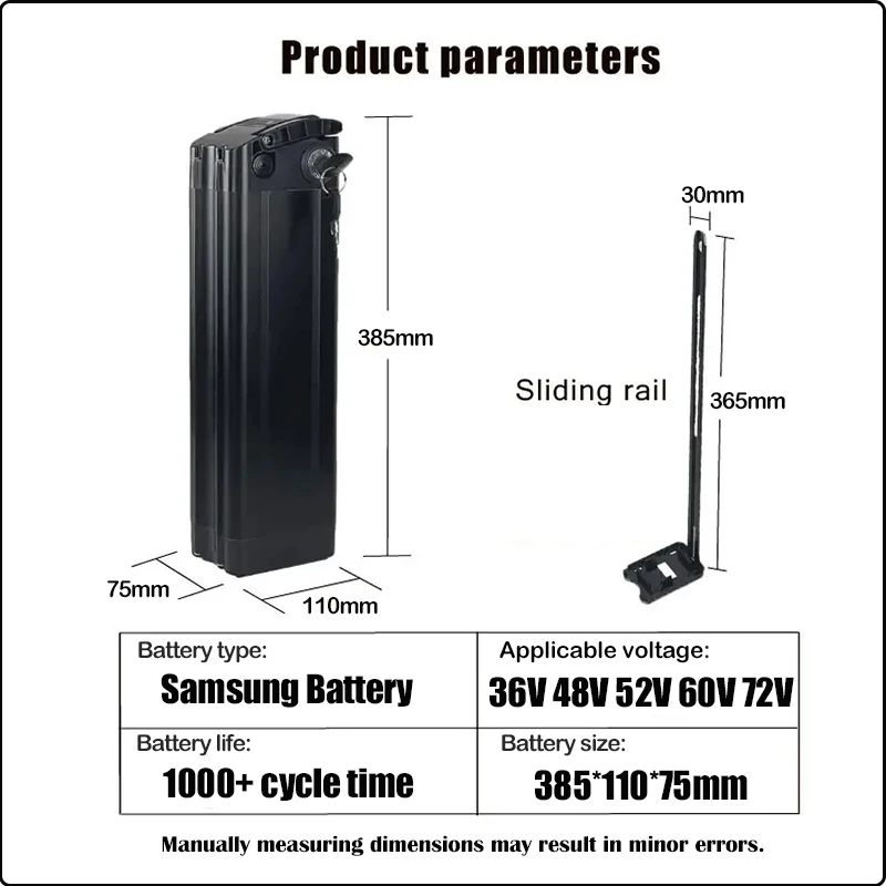 36v48v52v 60v 72v Bafang 1000w – обзор и цена Electric Bicycle Battery 72V 30Ah