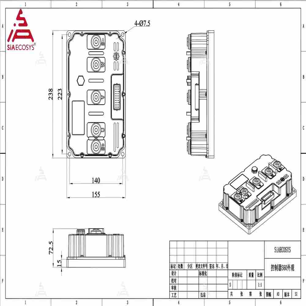 Контроллер двигателя ND961200  – обзор и цена Programmable Bldc Motor Controller 96V