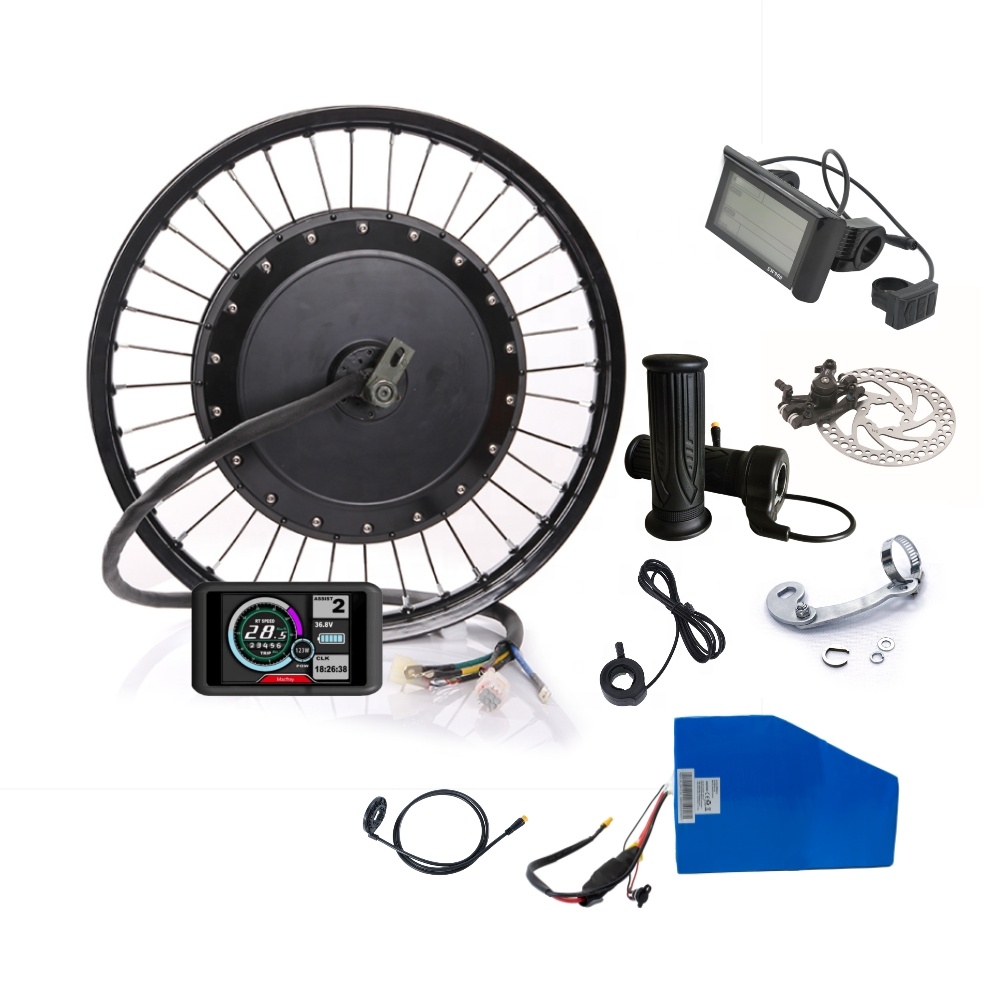 Комплект для переоборудования  – обзор и цена 72V 5000W Hub Motor Kit