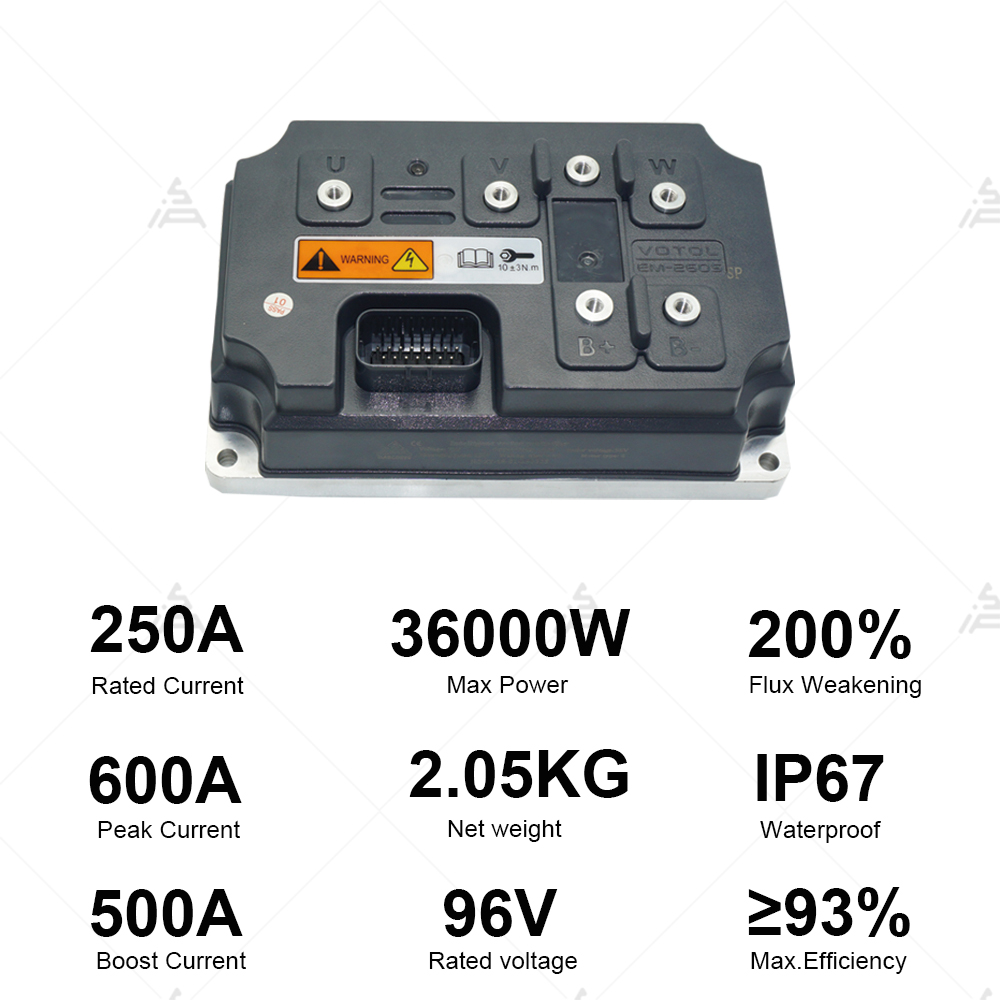 Контроллер двигателя Votol Em2 – обзор и цена Programmable Bldc Motor Controller 96V