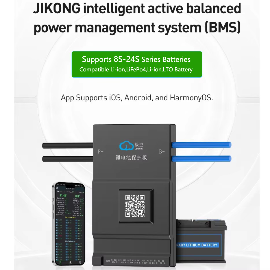 Активный балансир JK BMS 150A  – обзор и цена Smart Bms 72V 20S 150A Bluetooth