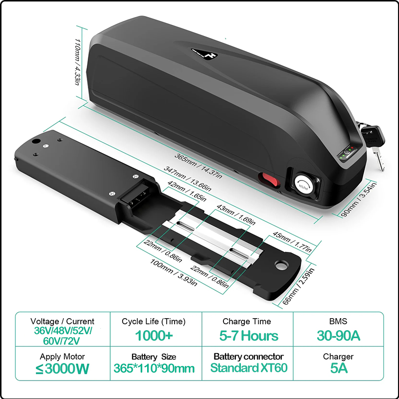 Аккумулятор для электровелосип – обзор и цена Ebike Conversion Kit 72V 3000W