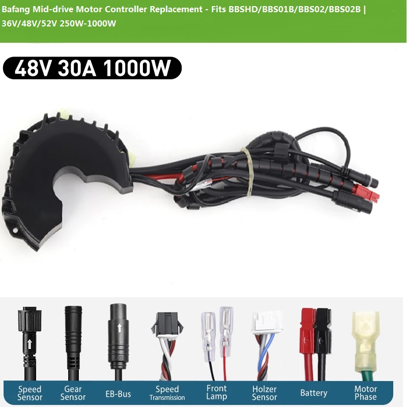 Контроллер для среднеприводног – обзор и цена Mid Drive Motor Kit 52V 1000W