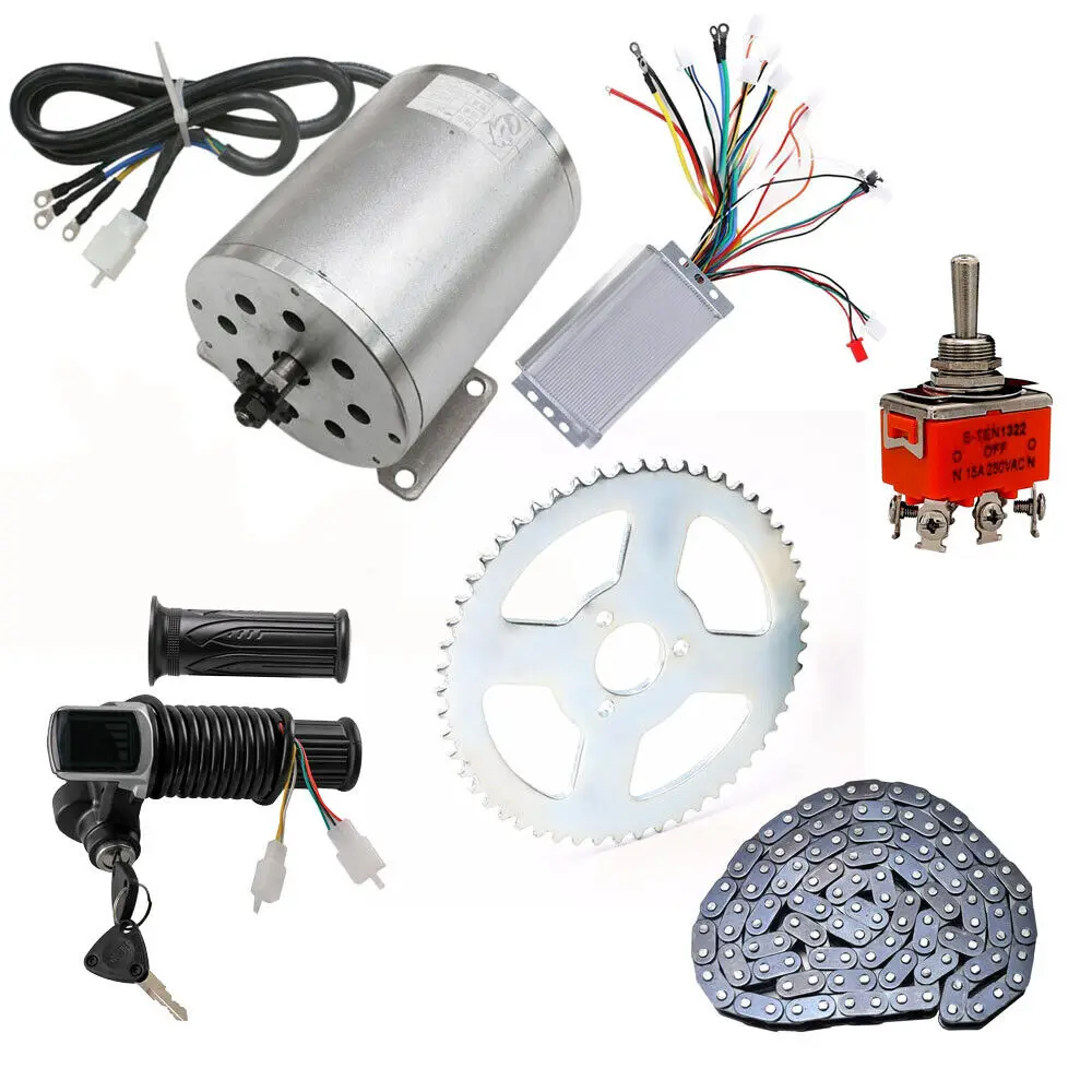 Электрический бесщеточный двиг – обзор и цена Ebike Conversion Kit 72V 3000W