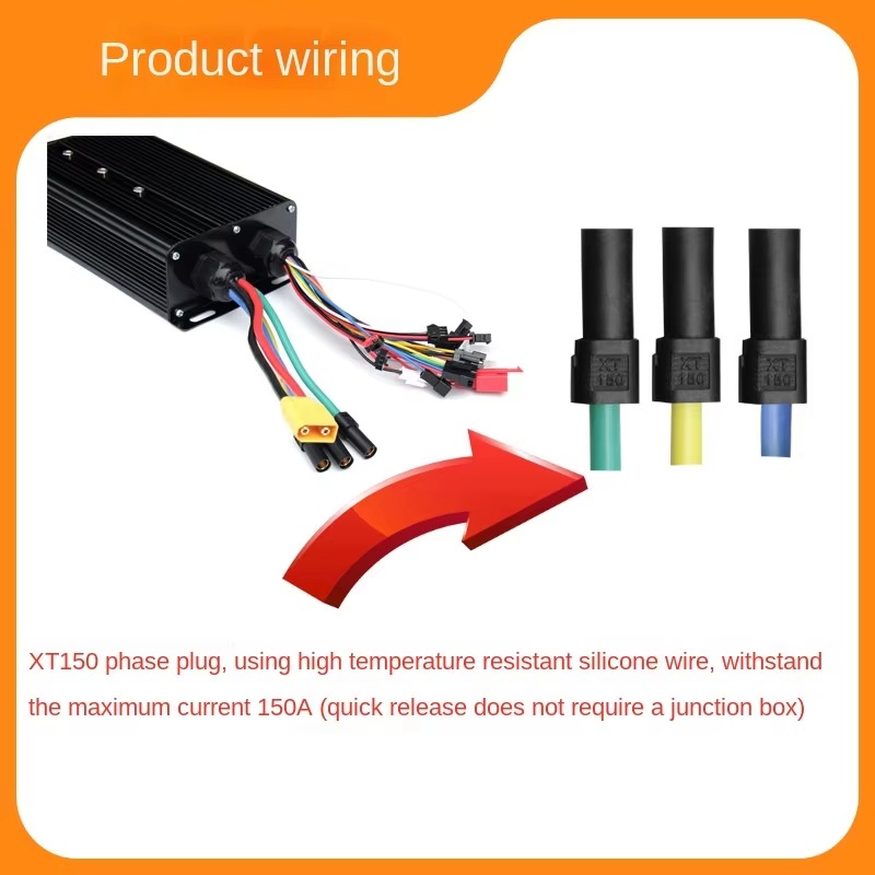 Контроллер для электромобилей  – обзор и цена Sine Wave Controller 48V 72V 80A