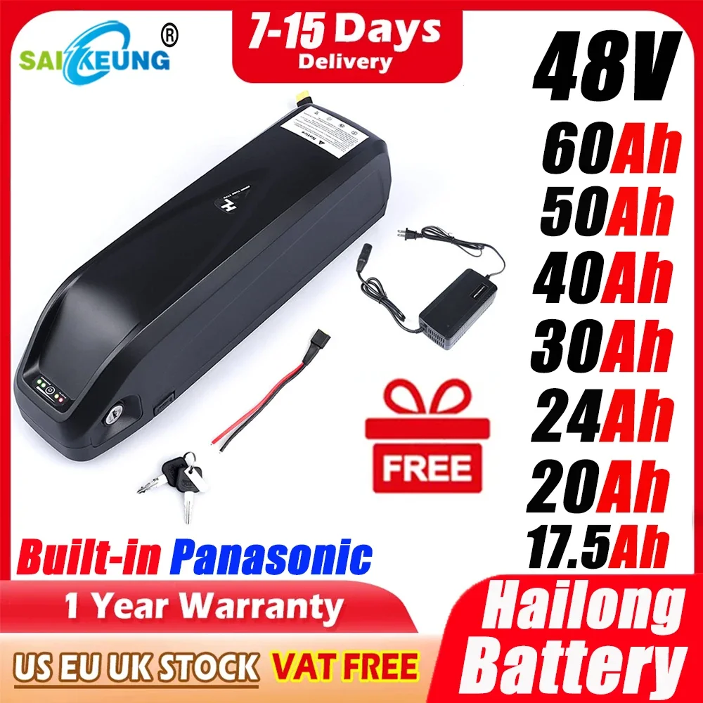 Оригинальный аккумулятор для э – обзор и цена Ebike Battery 48V 20Ah Hailong