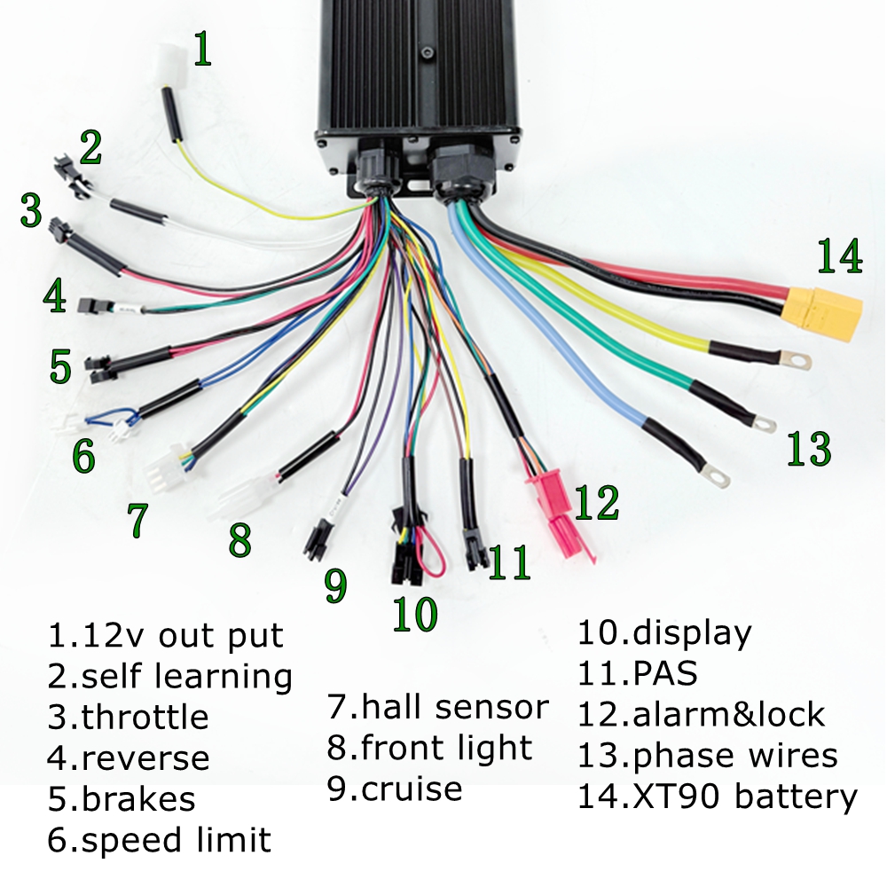 Комплект для переоборудования  – обзор и цена 72V 5000W Hub Motor Kit