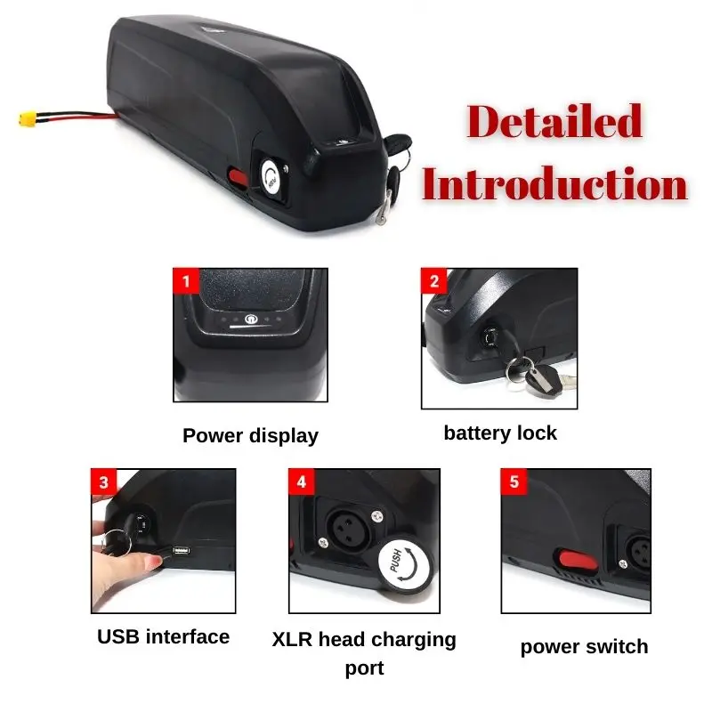 Аккумулятор Hailong 36В 48В 52 – обзор и цена Ebike Battery 48V 20Ah Hailong