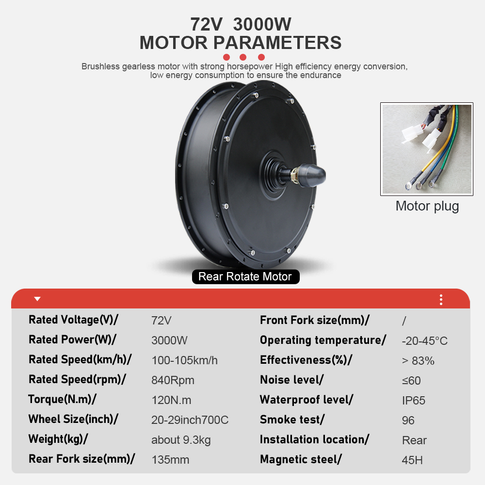 Электродвигатель для велосипед – обзор и цена Ebike Conversion Kit 72V 3000W