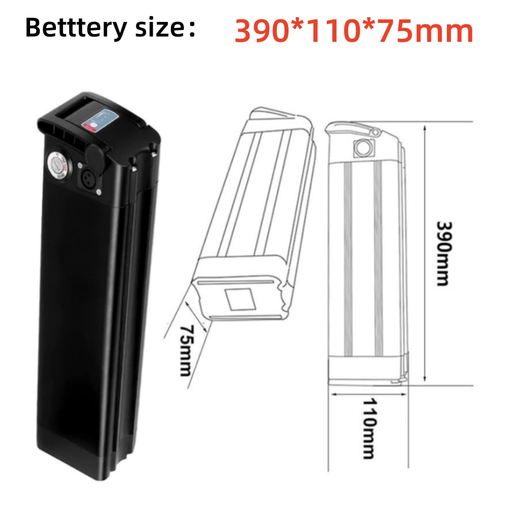 Аккумулятор 36В/48В 15Ач 20Ач  – обзор и цена Ebike Battery 48V 20Ah Hailong