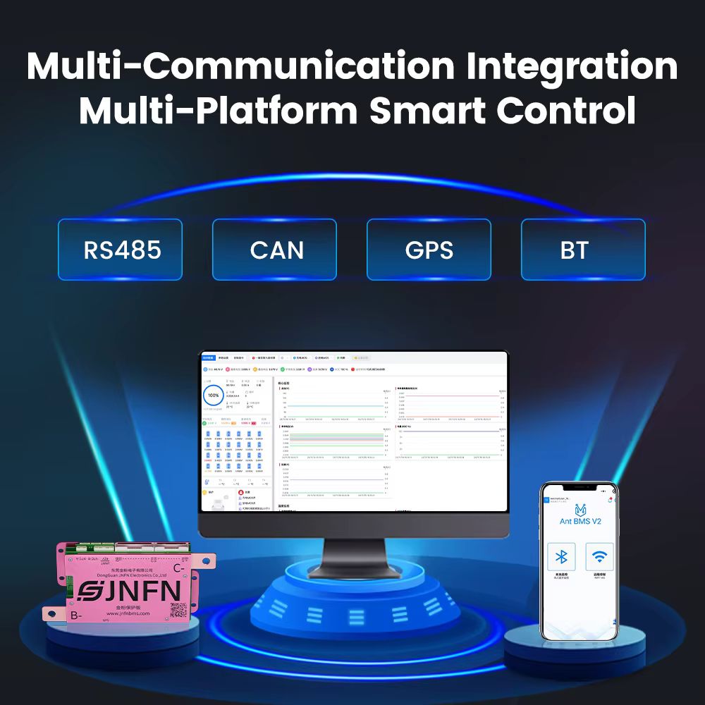 ANT BMS 1A Плата защиты литиев – обзор и цена Smart Bms 72V 20S 150A Bluetooth