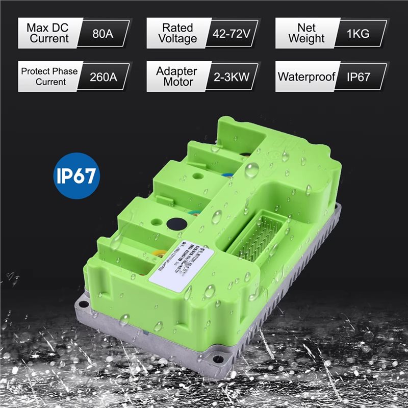 Контроллер Fardriver 48В-72В 8 – обзор и цена Sine Wave Controller 48V 72V 80A